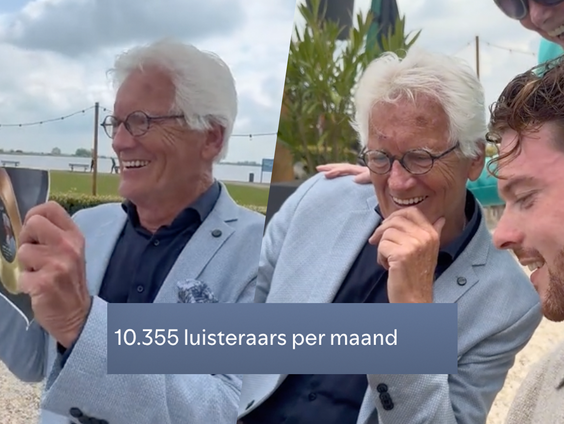 Opa Joop na oproepje kleinzoon van 6 naar 10.355 Spotify-luisteraars