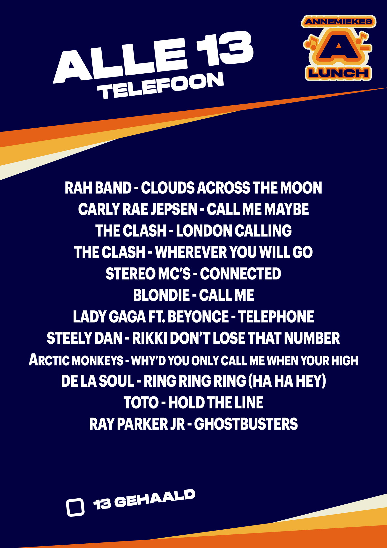 Alle 13: Telefoon