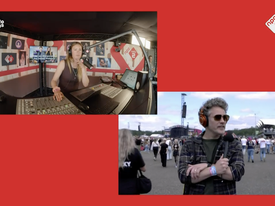 Paul en Annemieke hoor je twee uur lang live vanaf Pinkpop