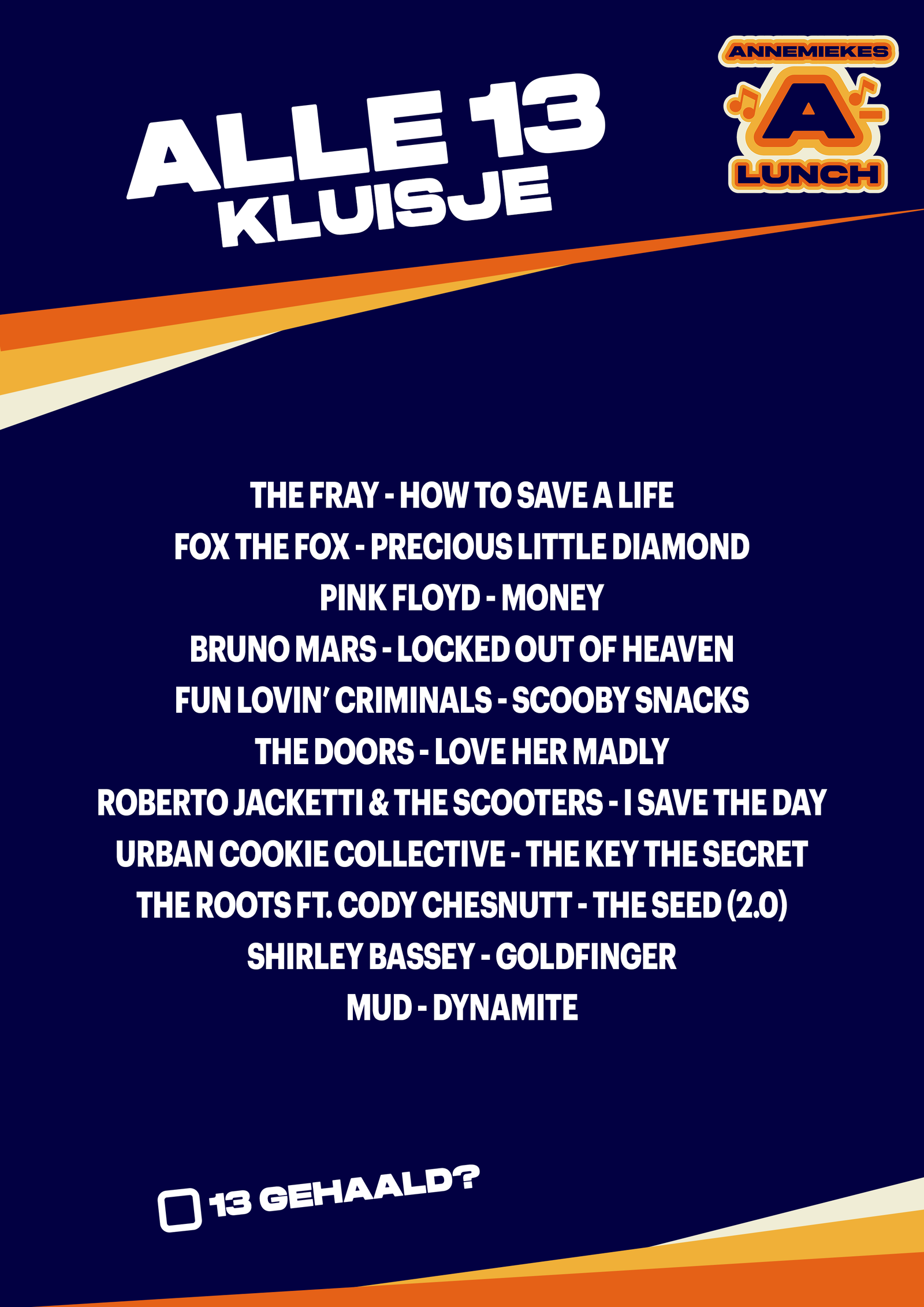 alle13_Kluisje_lijst