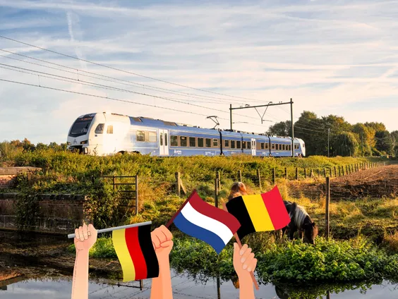 Vanaf vandaag rijdt er een drielandentrein in Nederland