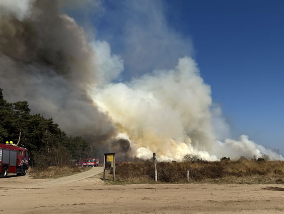 Grote natuurbrand bij Ede: "Gebied ter grootte van 260 voetbalvelden afgebrand"