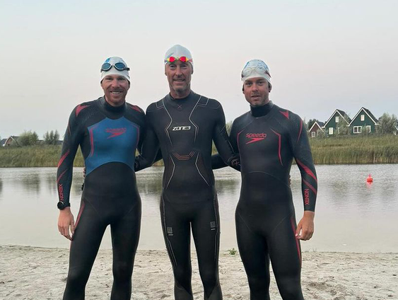 Oud-commando Richard Bergmans deed 10 triatlons in 10 dagen