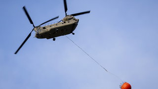 Chinook-piloot bij Limburgse natuurbrand: 'Intensief maar mooi werk'