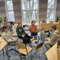 Leerlingen maken historische podwalk
