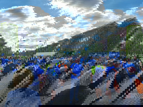 Dag 1 loopt lekker, maar Bert durft nog niet te rusten