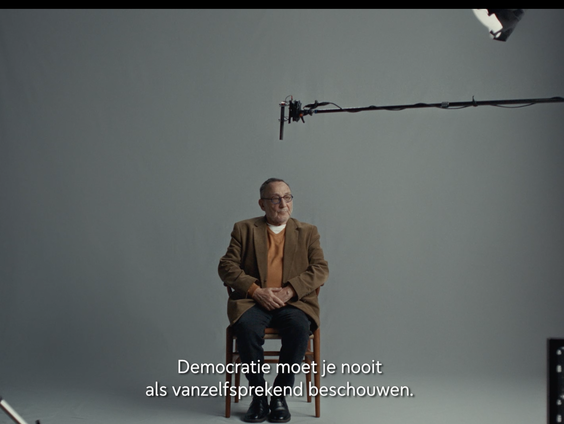 Samuel de Leeuw (82) gaat met verkiezingspromo Europa door