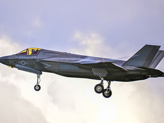 Sander de Vries gaat F-35's spotten