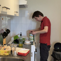 Arthur maakte een boek met makkelijke recepten