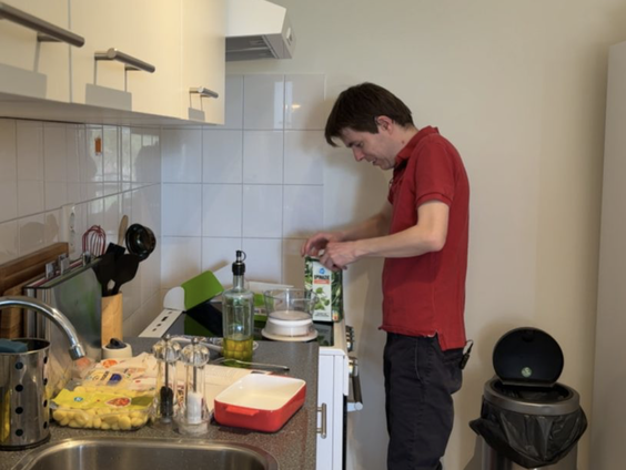 Arthur maakte een boek met makkelijke recepten