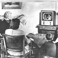 Van nu naar toen: vierkante ogen van de tv
