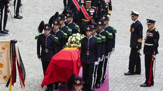 Noren nemen afscheid van overleden koning Harald