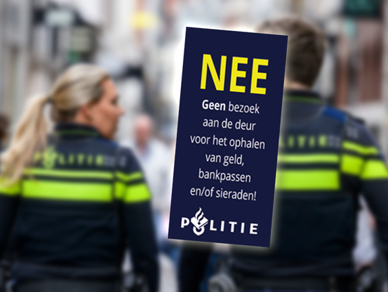 Geen oplichters aan de deur? Plak deze sticker!