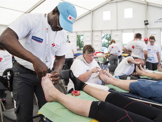 4Daagse: de EHBO-prikposten zitten klaar voor Bert