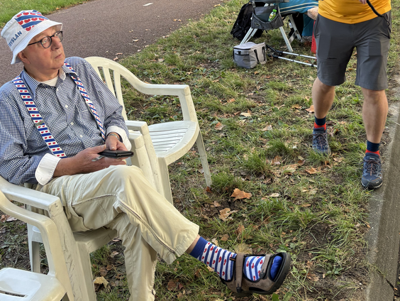 Friese Fokke liep eerder De 4Daagse maar kijkt nu lekker toe