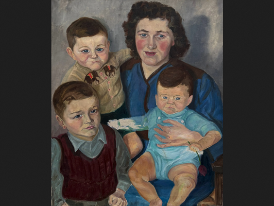 Gezocht: Gezin op schilderij