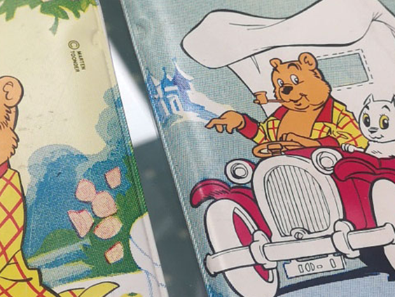 Bommel en Tom Poes als reclamemakers