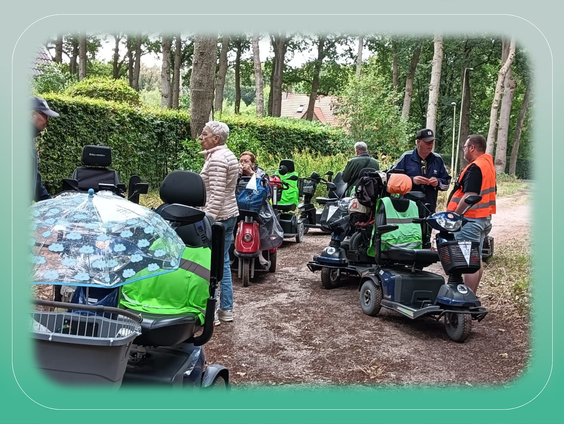 Lief Gebaar: Jerry organiseert scootmobieltochten