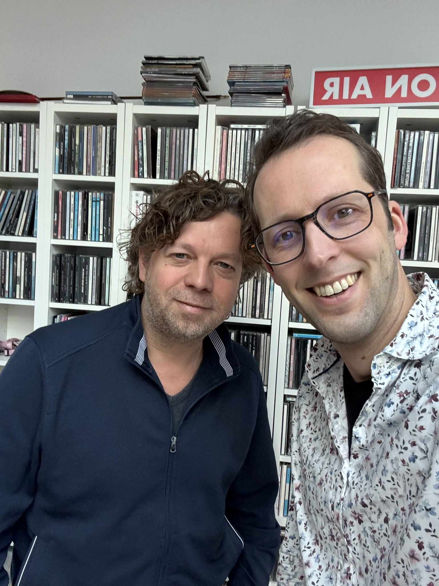 Abel en verslaggever Zegert van der Linde