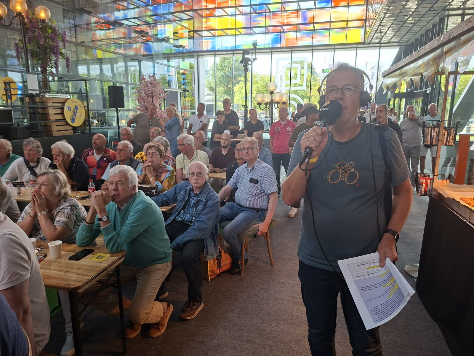Bert doet live verslag