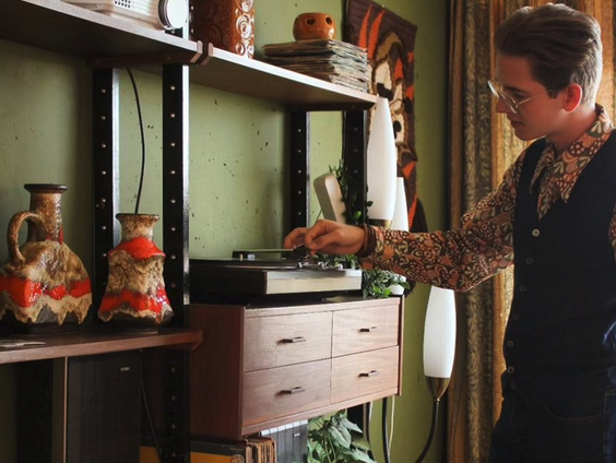 Teun is dol op spullen uit de jaren 70