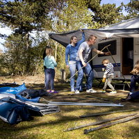 Van Den Helder tot Den Briel: Dag 12: de camping in Bakkum