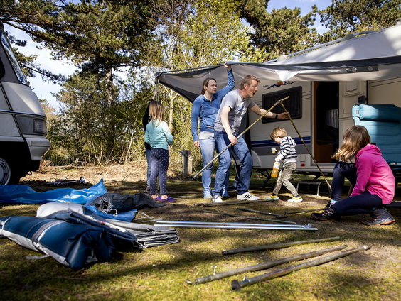 Van Den Helder tot Den Briel: Dag 12: de camping in Bakkum