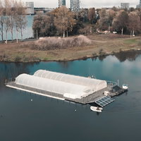 Eerste groente van drijvend (w)eiland