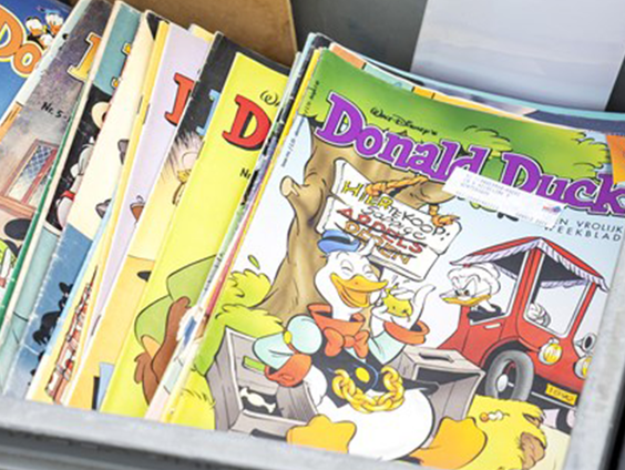 Aart-Jan Schurink heeft 90 jaar aan Donald Duck in de kast