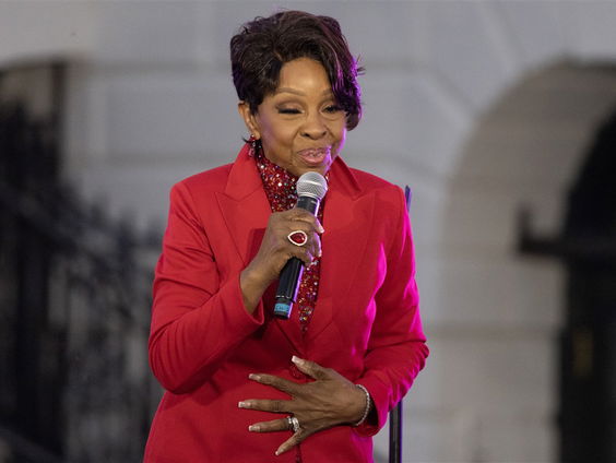 Gladys Knight trad op en Ronald was er bij