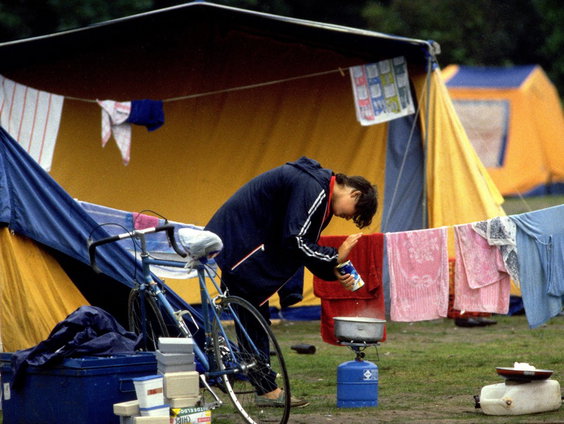 Terug naar de camping van de jaren 80