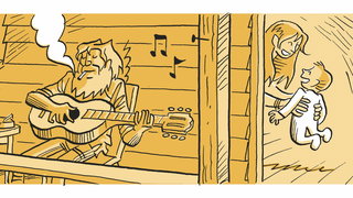 Deze strip brengt een ode aan de prachtige verhalen uit de pop