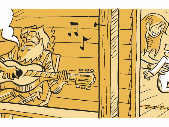 Deze strip brengt een ode aan de prachtige verhalen uit de pop