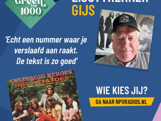 Gijs is de meest succesvolle Lijsttrekker voor Celluloid Heroes