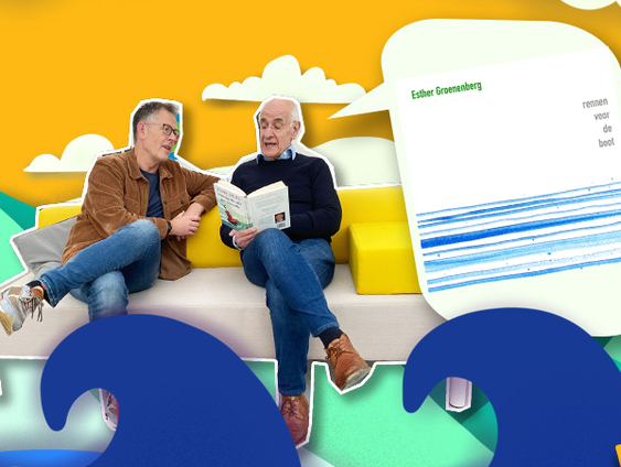 Frits Spits over 'Rennen voor de boot' van Esther Groenenberg