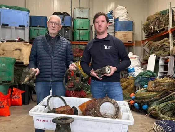 Na 71 jaar gevonden bij Terschilling: de Helderse viskotter HD8