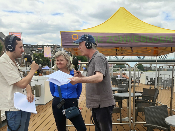 Agnes Reekers nodigde het team uit voor deze jongerenreis van De Zonnebloem