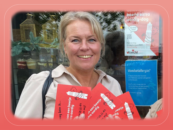 Lief gebaar: Simone Veldt over de Gewoon een beetje extra aardig-dag