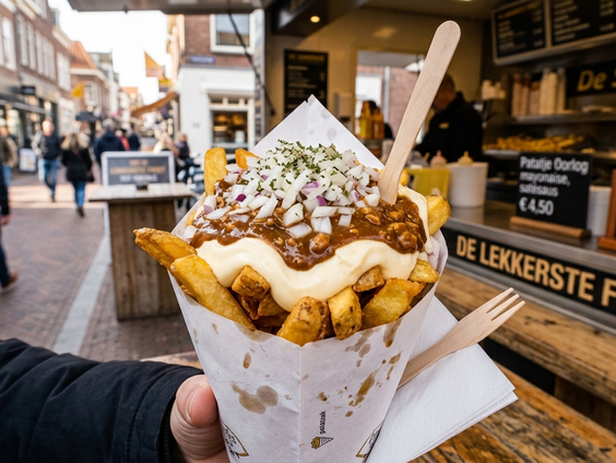Waar komt het patatje oorlog vandaan?