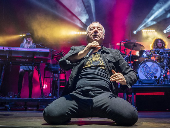 Uilke genoot van het concert van Simple Minds