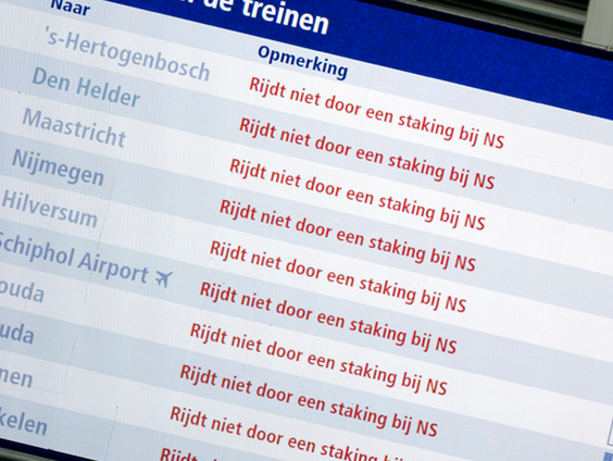 Weer geen NS-treinen vandaag. Dit is waarom wordt gestaakt