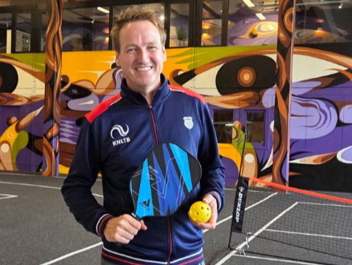 Geert-Jan van Dijken is bondscoach van dé nieuwe sport: pickleball