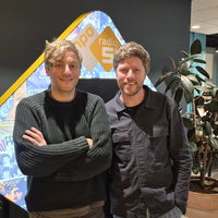 Jan en Keez Groenteman in het theater met Wintersprookje