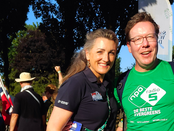 Grote kans dat je Babs Rijke van De 4Daagse tegenkomt langs de route