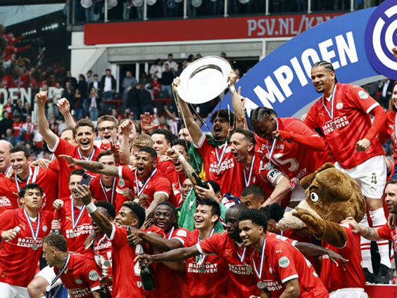 Paul zag PSV landskampioen worden