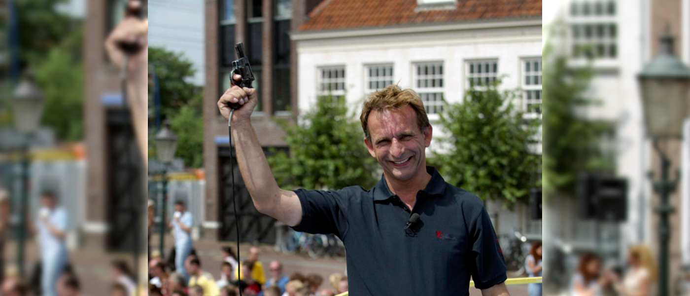 Johan Vlemmix geeft Bert Haandrikman een startschotlesje | NPO Radio 5