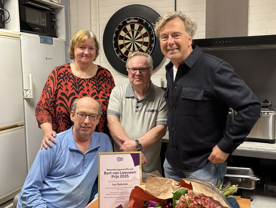 Ivo maakt kans op de Bert van Leeuwen Prijs