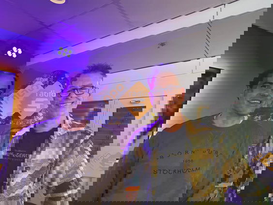 Huib Lloyd (oprichter en directeur van Stichting Jarige Job) bedacht de verjaardagsbox voor kinderen in a ...