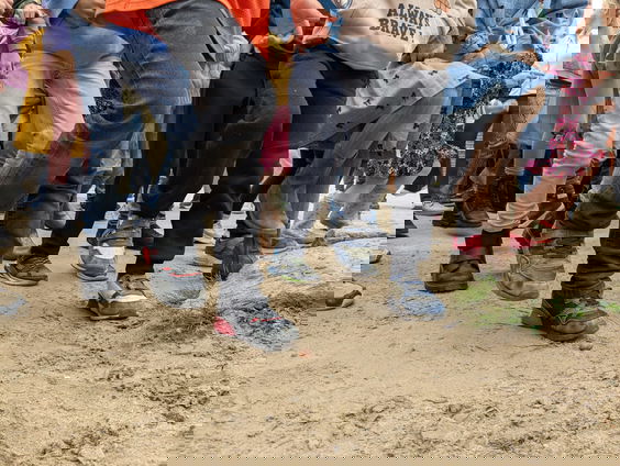 Stampen voor vrede met meester Jesper