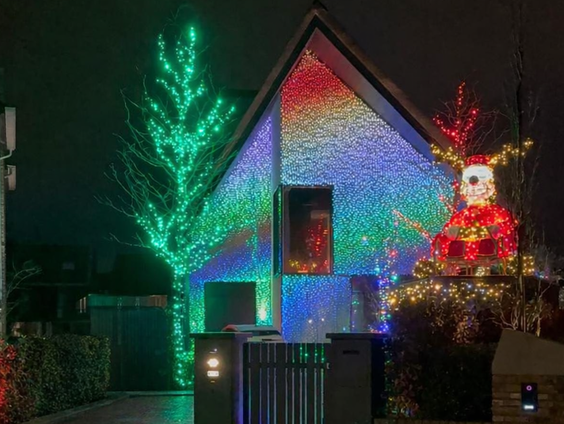 Kerstverlichting verstoort vogels